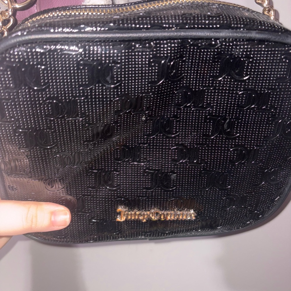 Juicy Couture Embossed Black Mini Bag